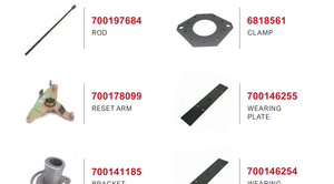 AGCO MF2270 pour les presses à balles Newholland Pièces de machines à balles 1712868 Comprend un disque de corde Clip de corde Machines agricoles Par - Product Image 3