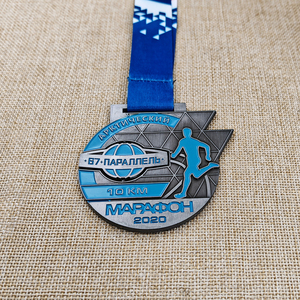 Médaille de graduation académique 3D personnalisable, prix de l'école pour le <span class=keywords><strong>valedictorian</strong></span>, ruban, alliage de zinc, plaqué or/argent/bronze, durable - Product Image 5