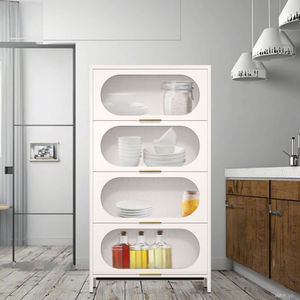 金属<span class=keywords><strong>Barkers</strong></span>架立式厨房储物架，带3/<span class=keywords><strong>4</strong></span>抽屉餐厅餐具柜自助餐柜 - Product Image 2