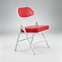 Ensemble table et chaises pliantes pour enfants, en plastique, rose et blanc, pour fêtes et événements, chaise pliante pour enfants