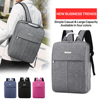 Sac à dos d'ordinateur portable unisexe personnalisable avec logo, style professionnel, multifonctionnel, pour étudiants, avec poignée en métal rigide