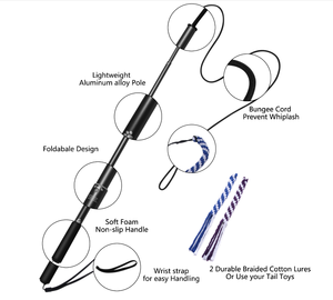 Asta telescopica in metallo all'ingrosso per addestramento cani - Product Image 2