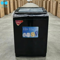 Lave-linge à chargement par le haut de 30 kg, entièrement automatique, à cuve unique, grande capacité, 1000 tr/min, contrôle électronique, pour la lessive à domicile
