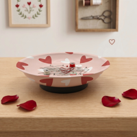 Bol magnétique personnalisé avec motifs Saint-Valentin, plateau magnétique de 4 pouces, fabricant d'organisateurs pour couture, quilting et travaux d'aiguille, OEM ODM