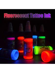 Pigmento de tatuaje de tinta fluorescente personalizable de 15ML, seguro y no tóxico, brillando en la <span class=keywords><strong>oscuridad</strong></span>, el centro de la multitud, regalo de vacaciones - Product Image 3