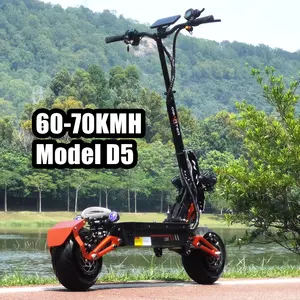 Motor de batería extraíble para adulto, scooter rápido D5 60-70KMH de 12 pulgadas, Geofought, 5000w, precio barato