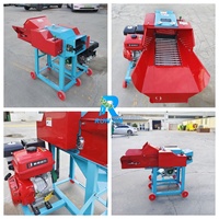 Machine à Broyer l'Herbe de Fourrage de Zhengzhou, Hacheuse d'Ensileuse, Broyeur de Paille, Coupe-Foin pour Aliments Animaux et Ferme
