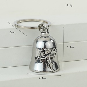 En gros, porte-clés clochette de vélo, clochette ange gardien pour moto, clochettes de protection pour motos, accessoire porte-bonheur pour motards - Product Image 3