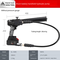 Pompe hydraulique portative à batterie au lithium SL-300S, petite pompe électrique haute pression 70 MPa 330ml