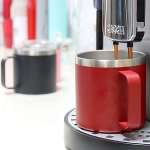 Tùy chỉnh 12oz thép không gỉ <span class=keywords><strong>Mug</strong></span> với nắp | Cách điện cốc cà phê với xử lý đối với quà tặng doanh nghiệp hoặc du lịch ngoài trời - Product Image 4