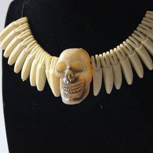 Collar de Colmillos de Esqueleto Animado, Accesorios para Fiestas de Halloween, Decoración para Hombre, Venta al por Mayor - Product Image 2
