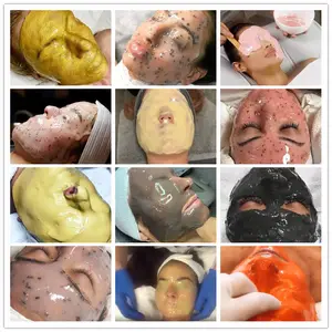 Femme caoutchouc poudre visage hydrogelée masque or 15 ans OEM/ODM coréen Goji camomille égyptien Rose collagène 3 ans masque nez