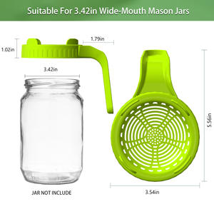 Vaso di vetro macchina per cavoli con schermo Base di vetro per la coltivazione di verdure per la gelatina torta di zucchero cibo per bambini gomma da masticare - Product Image 5