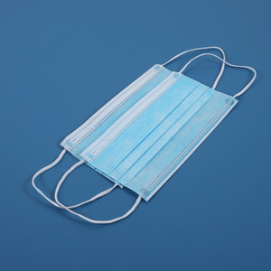Mascarilla Facial Desechable Entai de 3 Capas, Azul, con Lazos para las Orejas, Protección Contra el Polvo - Product Image 1