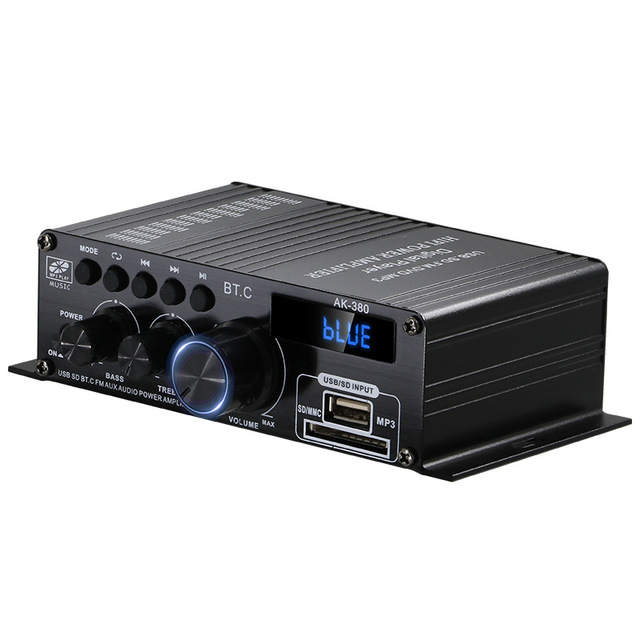 AK380 Household Power Amplifier with Blue-tooth 12V Power Amplifier