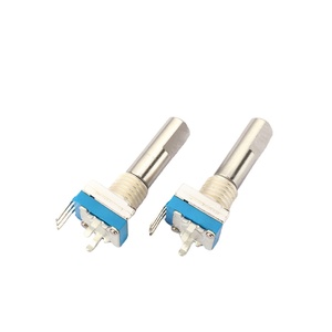 Beelee R08712NO potentiomètre rotatif SMT 6 broches 8mm <span class=keywords><strong>ceinture</strong></span> unique IP67 étanche DC10V AC50V alliage métallique - Product Image 1