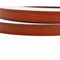 Bordure de placage en PVC/ABS/acrylique/mélamine à grain de bois pour meubles et accessoires de placards, personnalisable professionnellement