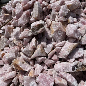 Tự Nhiên Không Đánh Bóng Đá Tinh Thể Thô Bán Buôn Lớn Rose Quartz Nguyên Đá Cho Trang Trí Nội Thất - Product Image 6