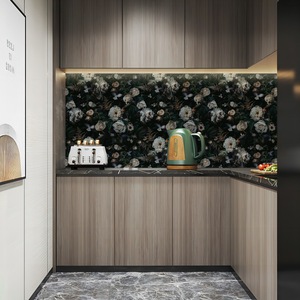 Großhandel Antistatische Streifen & Karomuster Wohnzimmer Schlafzimmer TV-Hintergrund Wanddekoration Selbstklebende Tapeten Heimdekoration - Product Image 2