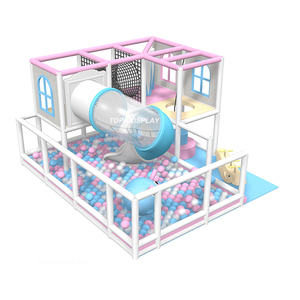 عالية الجودة مسرح الأطفال رياض الأطفال اللعب منزل صغير من البلاستيك معدات ملعب داخلي مع لعبة الانزلاق - Product Image 6