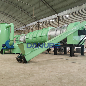 Machine de charbon de bois de pulpe d'olive de fibre de déchets de palme d'acier inoxydable à hautes températures - Product Image 4