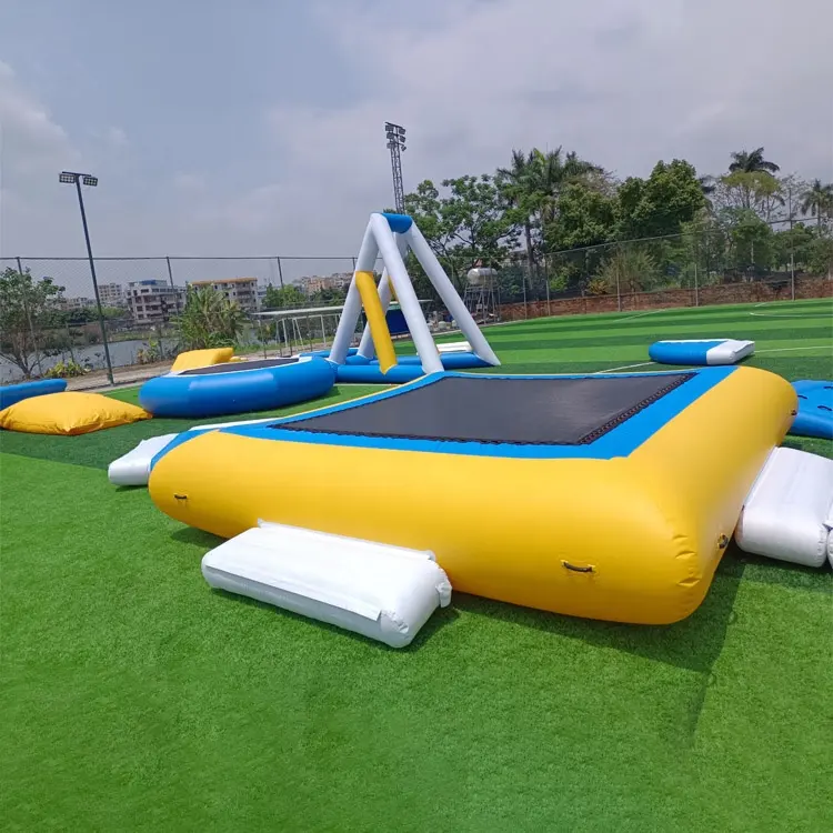 Air Bouncer Inflatable Bungee Jumping Trampoline Water Amusement Park Games