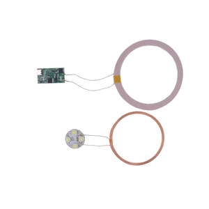 Typ-C 5V 240mm Reichweite Kabelloses Ladegerät-Set für Schwebende Glühbirnenlampe Magnetisch Schwebende LED-Leuchte Schreibtischlampe Tischlampe Nachtlicht - Product Image 4