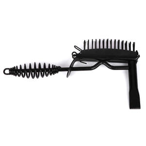 Marteau de soudage à ressort avec brosse, 285 mm, en acier, outil polyvalent pour l'élimination des scories et de la rouille - Product Image 1