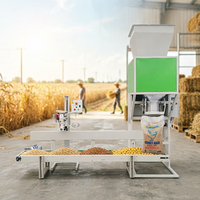 20kg 25kg 50kg Wiege- und Verpackungsmaschine für Nüsse, Erdnüsse, Reis, Getreide, Mais, Bohnen, Granulat mit Füll- und Nähfunktion