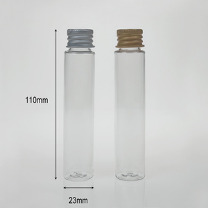 Provetta in plastica per animali domestici da 80mm CR con tappo a vite per imballaggio a cartuccia a prova di bambino - Product Image 1