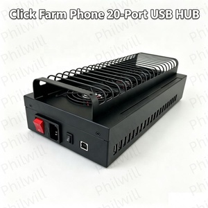 20 unidades de caja de control de software para dispositivos móviles agrícolas, chasis de control de teléfonos agrícolas con USB HUB BOX Rojo para datos celulares móviles - Product Image 4