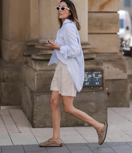 Zuecos de Cuero Genuino Más Vendidos en Europa, Gamuza de Vaca y Piel con Suela de Corcho, Soporte para el Arco, Zapatos Tipo Mula Personalizados para Mujer Estilo Borkenstock - Product Image 6