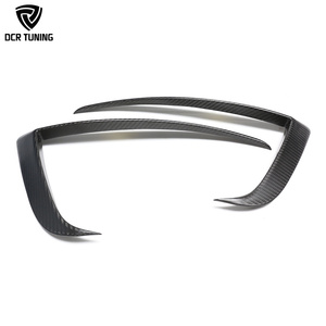 2023 + <span class=keywords><strong>Tesla</strong></span> modèle <span class=keywords><strong>S</strong></span> carbone avant antibrouillard Canards nouveaux modèles de <span class=keywords><strong>s</strong></span>éparateur de pare-chocs mat Kits de carrosserie en carbone sec 2 pièces/ensemble - Product Image 1