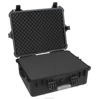 Boîtier de protection portable étanche et antichoc en plastique PP noir de 20,5 pouces IP67 OEM ODM