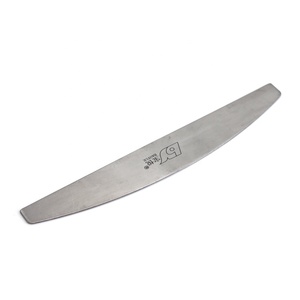 Lime à ongles personnalisée en acier inoxydable, forme demi-lune, <span class=keywords><strong>argent</strong></span>, 178mm, remplaçable, 1 pièce - Product Image 3