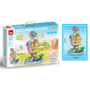 Nouveaux jouets <span class=keywords><strong>2023</strong></span> ballon maison legos mini figurines boîte à musique blocs de construction en plastique jouets ensemble éducatif enfants filles cadeau pour les enfants - Product Image 2