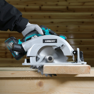 Grote Professionele Langsneden 7-1/4 Inch Draadloze Cirkelzaag 65Mm Max. Snijdiepte Met Lasergeleider Borstelloos Gereedschap - Product Image 3