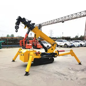 Grue araignée à chenilles de 5 tonnes avec moteur diesel de qualité supérieure