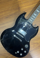 Guitare électrique SG noire, bleue, rouge, acajou, série Muse, pour la pratique en solo et les performances