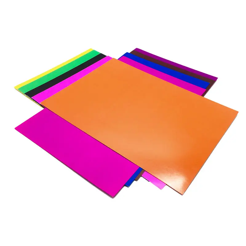 Toptan zanaat çift taraflı renk kaplı parlak kağıt