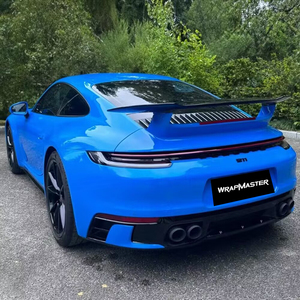 WRAP MASTER 1,52*18 Meter Hai blau PET Glanz Auto Vinyl Wrap Material Fahrzeug Wraps - Product Image 3