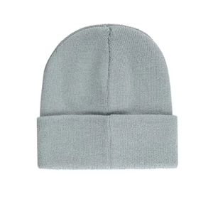 Gorro unisex de punto de color sólido, gorro informal cálido de algodón para invierno para adultos, talla única, ligero y plegable - Product Image 3