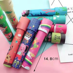 Vente chaude Enfants Dessin Animé Puzzle Magique kaléidoscope Lunettes Classique Spinning Magique Couleur Jouets jouets kaleido portée - Product Image 4