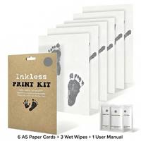 Kit d'empreintes de mains et de pieds sans encre pour nouveau-né, garçon ou fille, cadre photo souvenir, cadeau