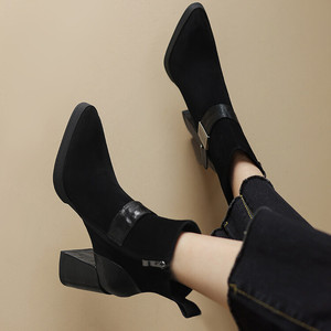 Las nuevas botas de moda del diseñador Maillard, botas extragrandes para mujer, botas vaqueras retro estilo western para mujer - Product Image 4