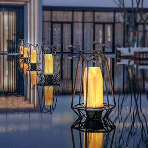 Luces de jardín al aire libre impermeable IP54 LED césped Luz Jardín lámpara - Product Image 4