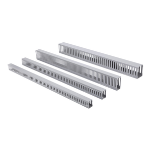 Goulotte de câblage en PVC, gaine de câbles électriques en plastique, gaine de câbles réseau décorative en PVC, couvercle transparent blanc OEM - Product Image 4