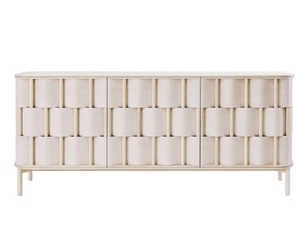 Mobile <span class=keywords><strong>TV</strong></span> in Legno Massello Stile Nordico Retrò, Armadietto Creativo Wai Ji Feng con Design Artistico per Uso Domestico - Product Image 3