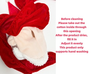 Mono de una Pieza con Cuello en V de Papá Noel para Hombre, Ropa Interior Sexy Ajustada de Punto de Poliéster - Product Image 2