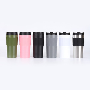 Termo de Viaje de 15 oz para Café o Té, de Acero Inoxidable, Doble Pared, Aislamiento al Vacío, Prensa Francesa, Taza de Viaje - Product Image 3